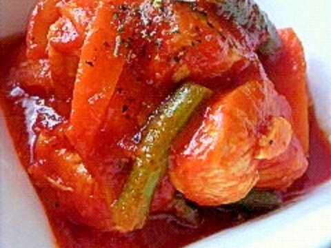 鶏ムネ肉のトマト煮